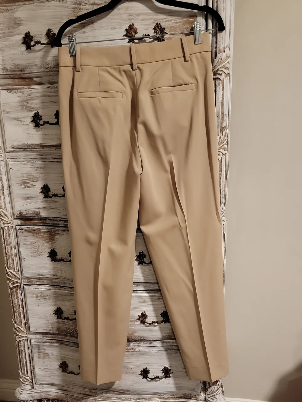 Banana Republic Pleated Dress Slacks In Khaki